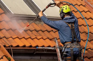 Démoussage et hydrofuge de toiture à Injoux-Génissiat